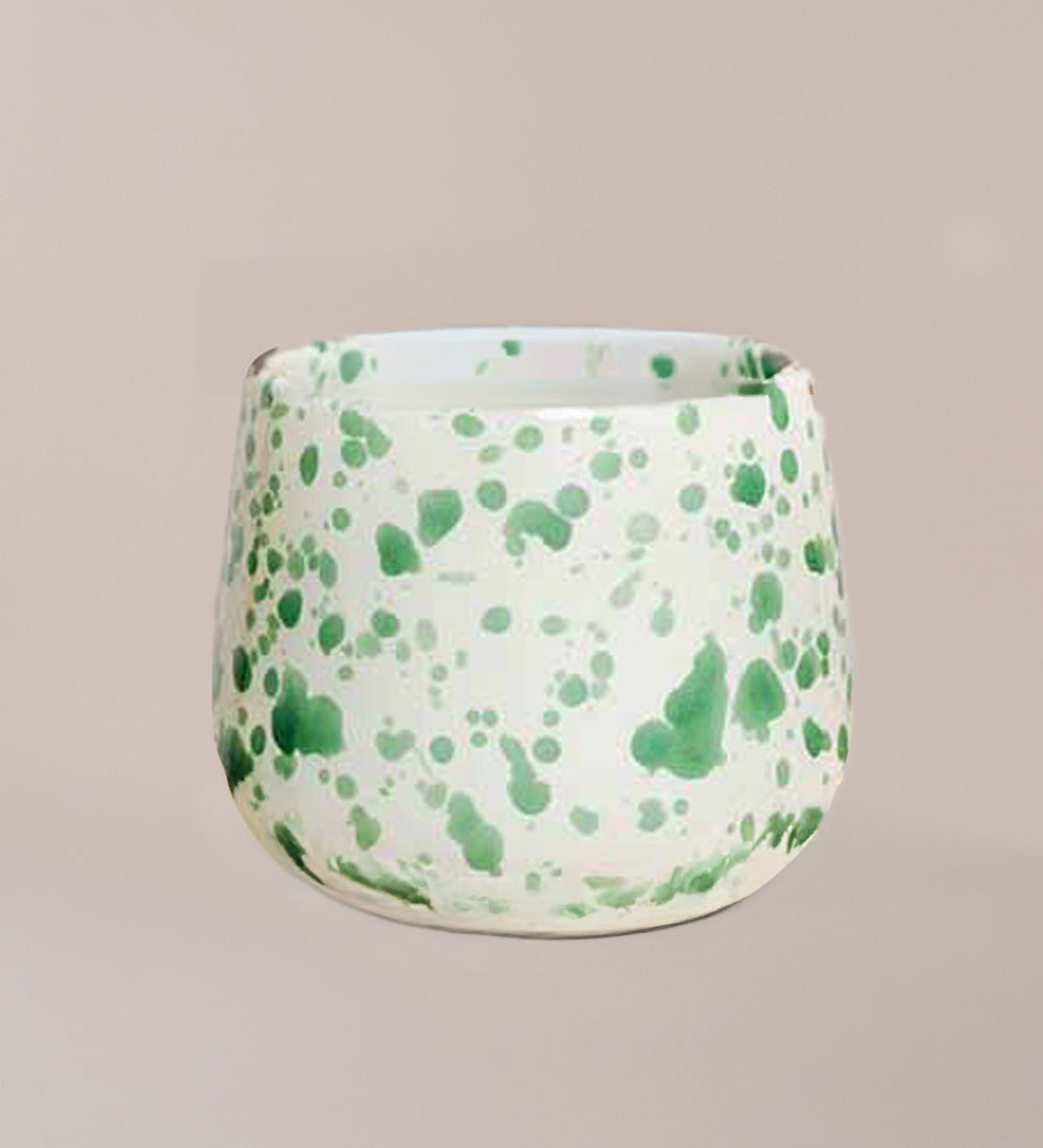Splatter Pot x Hot Pottery Green