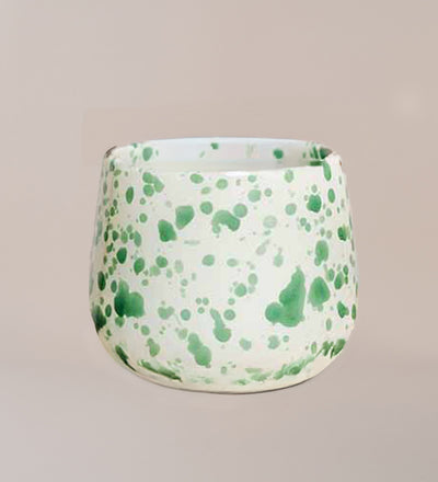 Splatter Pot x Hot Pottery Green