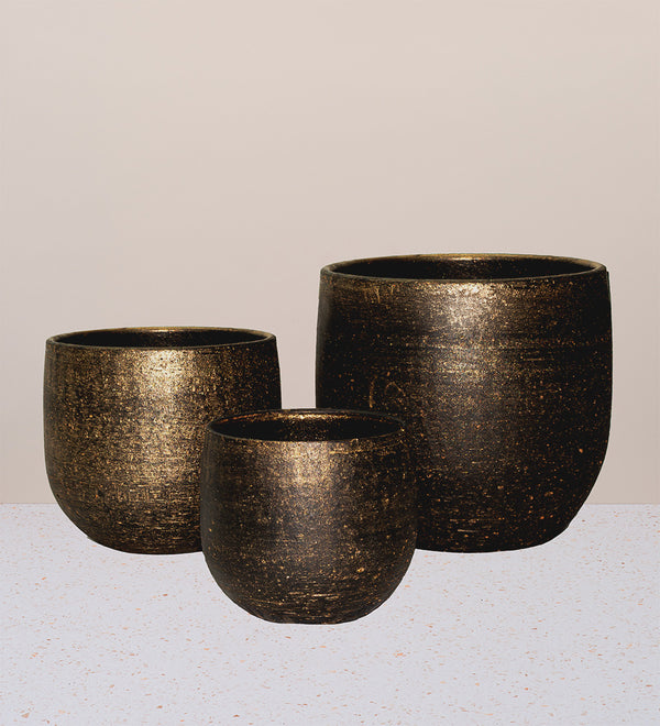 Bronze Round Pot