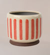 Red Stripe Pot