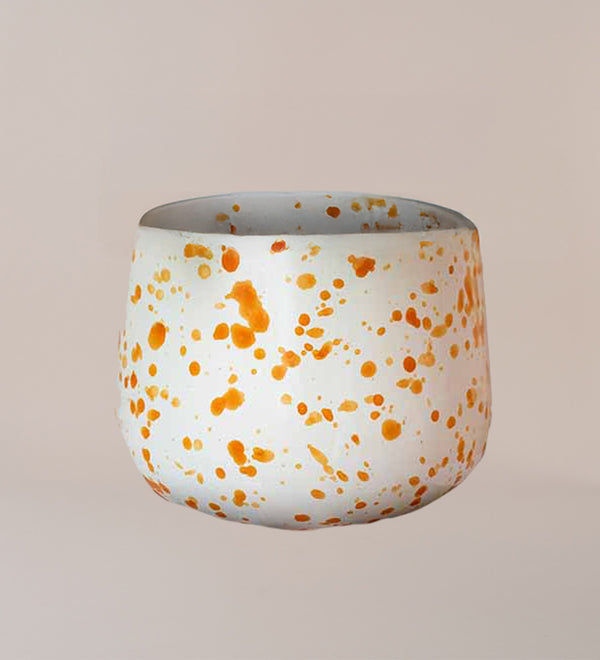 Splatter Pot x Hot Pottery Orange