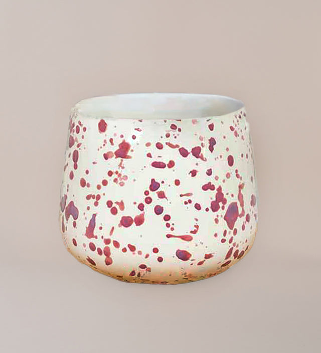 Splatter Pot x Hot Pottery Cranberry