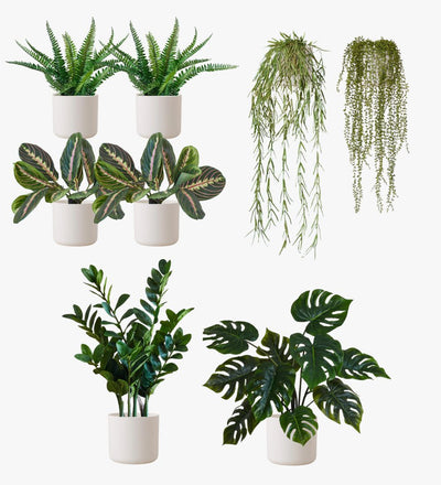 Artificial White Desktop Bundle