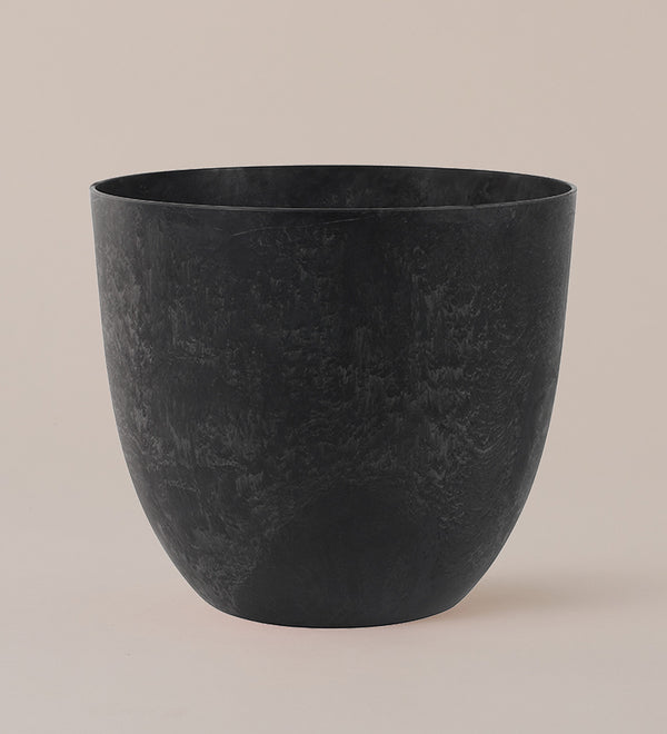 Black Artstone Pot 45cm