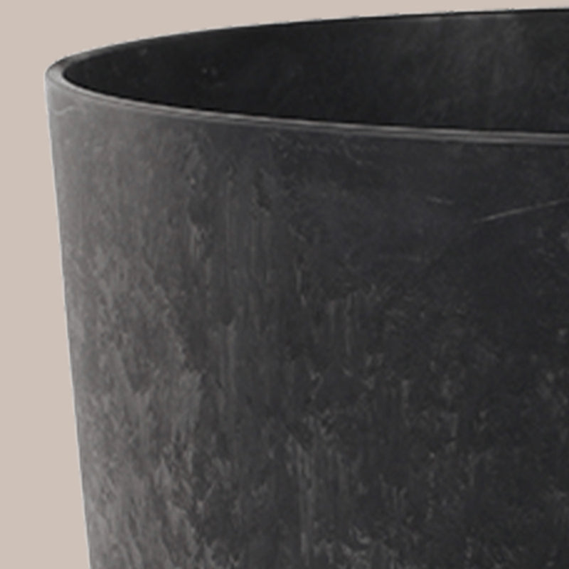 Black Artstone Pot 45cm