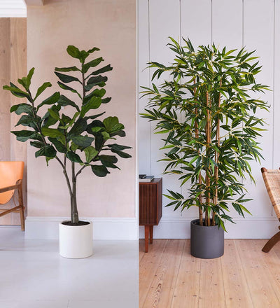 tall artificial indoor plants uk Artificial Tall Pair