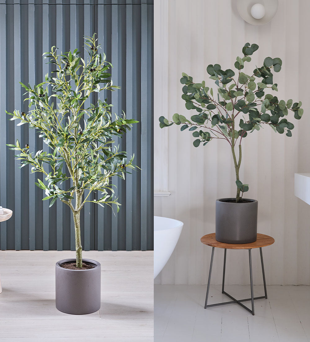 Artificial Tree Pair | Realistic Indoor Faux Trees