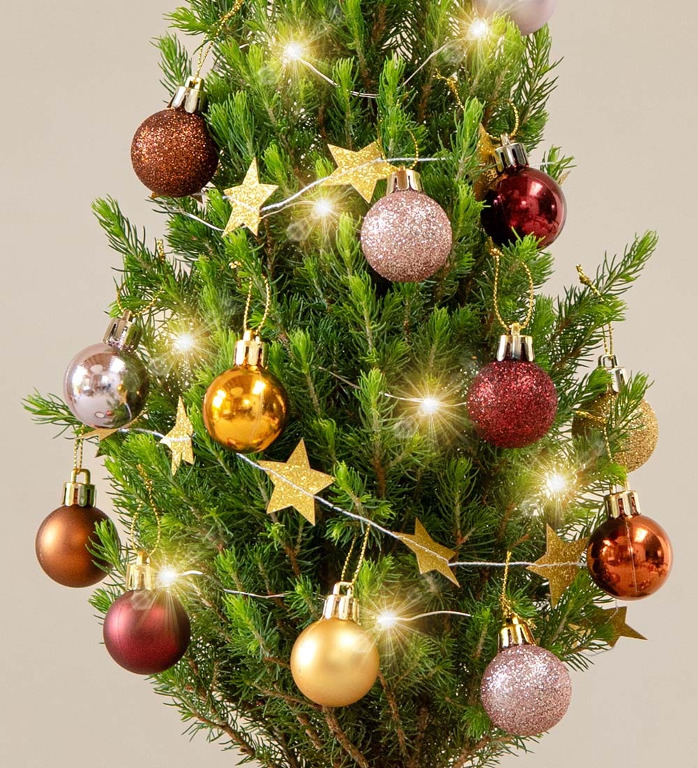 Golden Glow Mini Christmas Tree