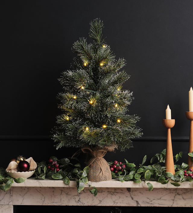 Pre-lit Artificial 1ft Glendon Tree