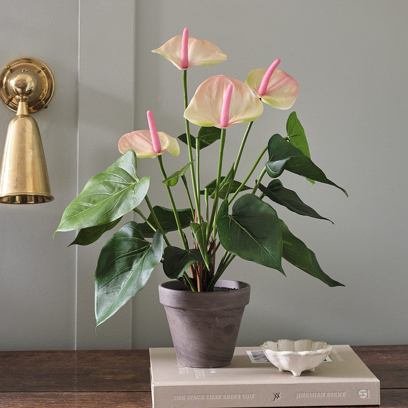 Artificial Pink Anthurium
