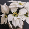 Artificial White Poinsettia