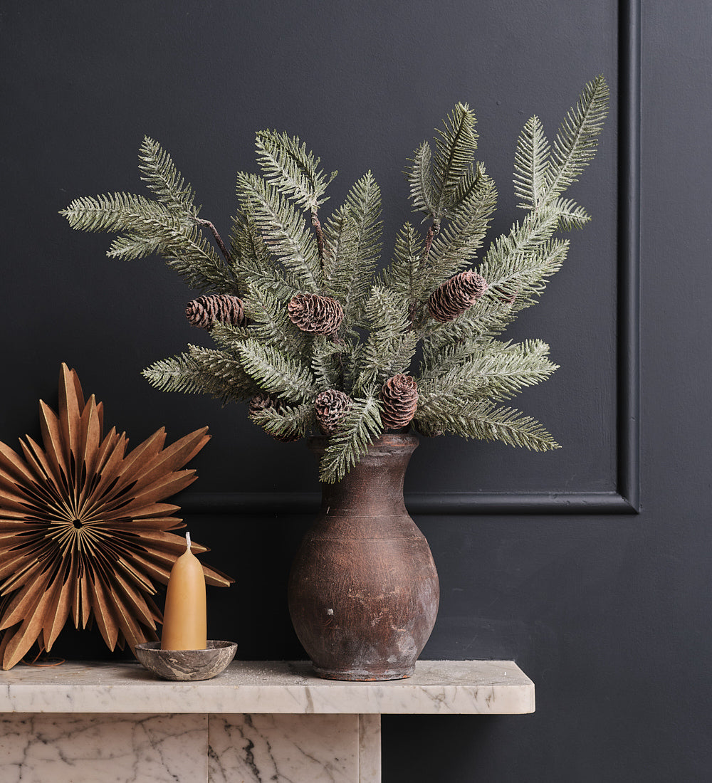 Artificial Fir Cone Bunch