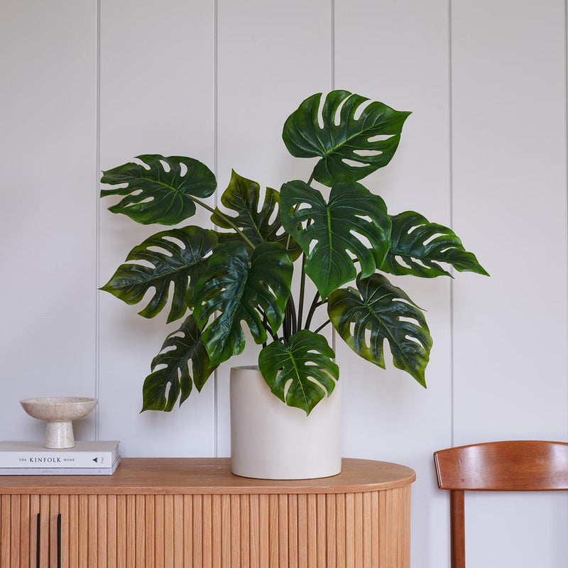 Artificial Swiss Cheese Plant