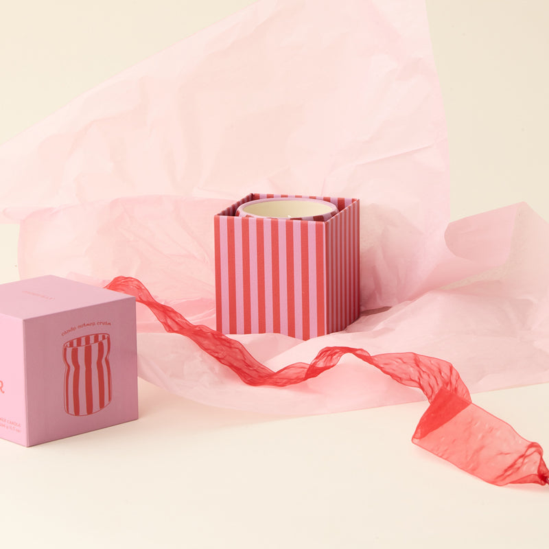Pink Peppermint Candle