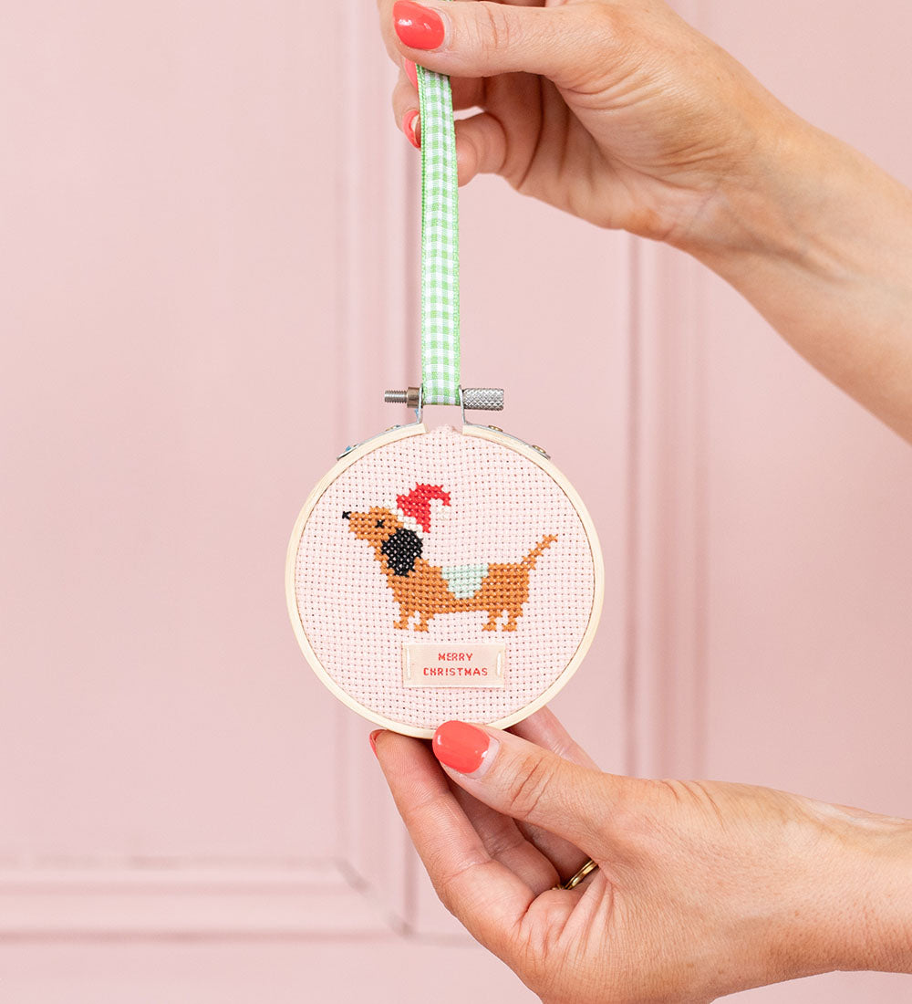 Dachshund Cross Stitch Kit