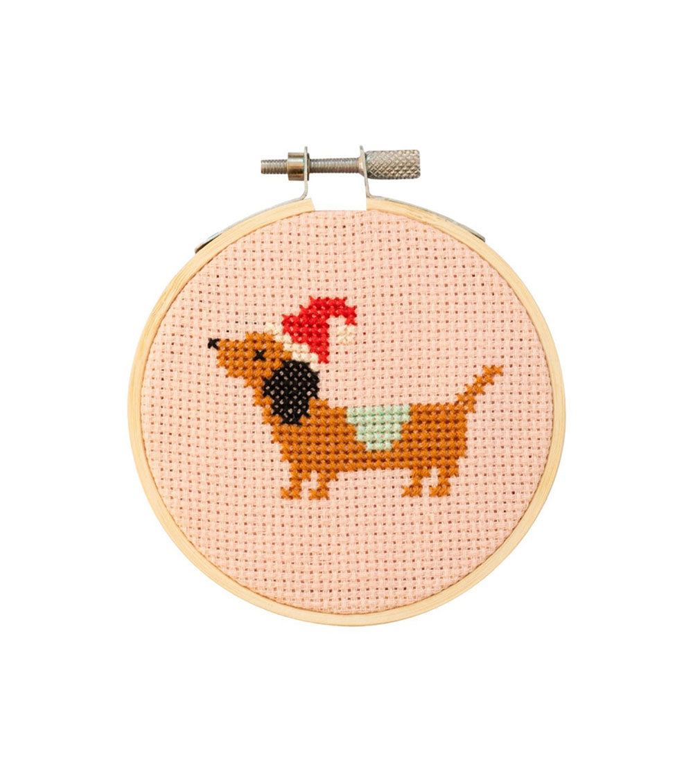 Dachshund Cross Stitch Kit