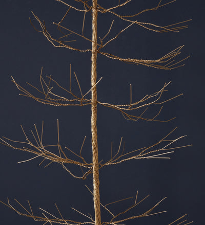 Gold Wire Christmas Tree