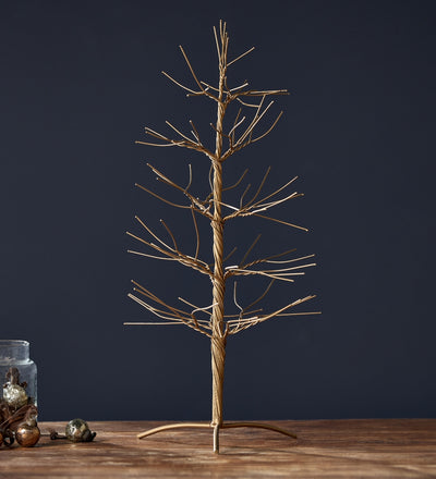Gold Wire Christmas Tree