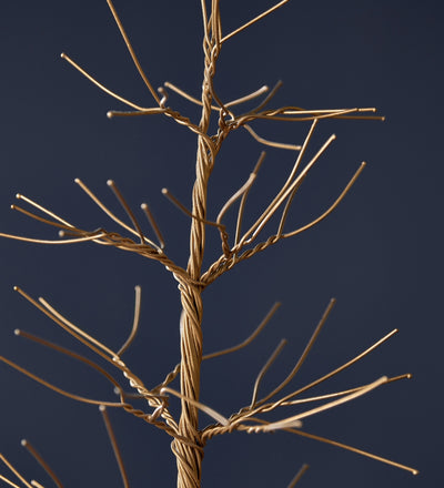 Gold Wire Christmas Tree
