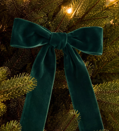 Emerald Velvet Bows