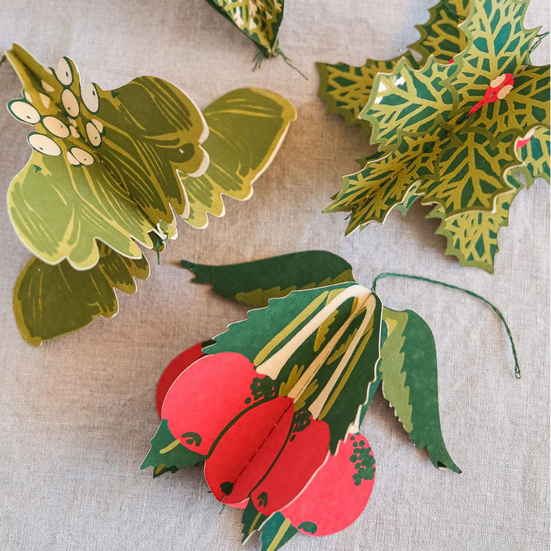 Festive Foliage Ornaments