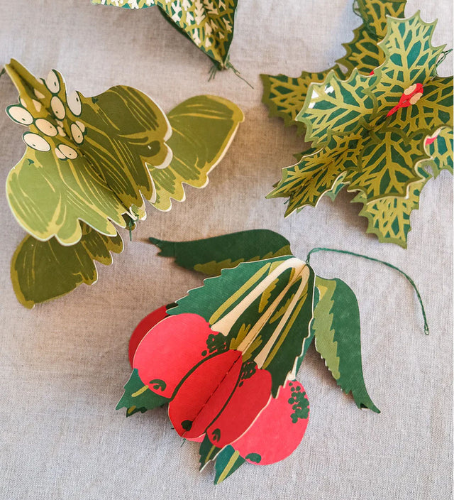 Festive Foliage Ornaments