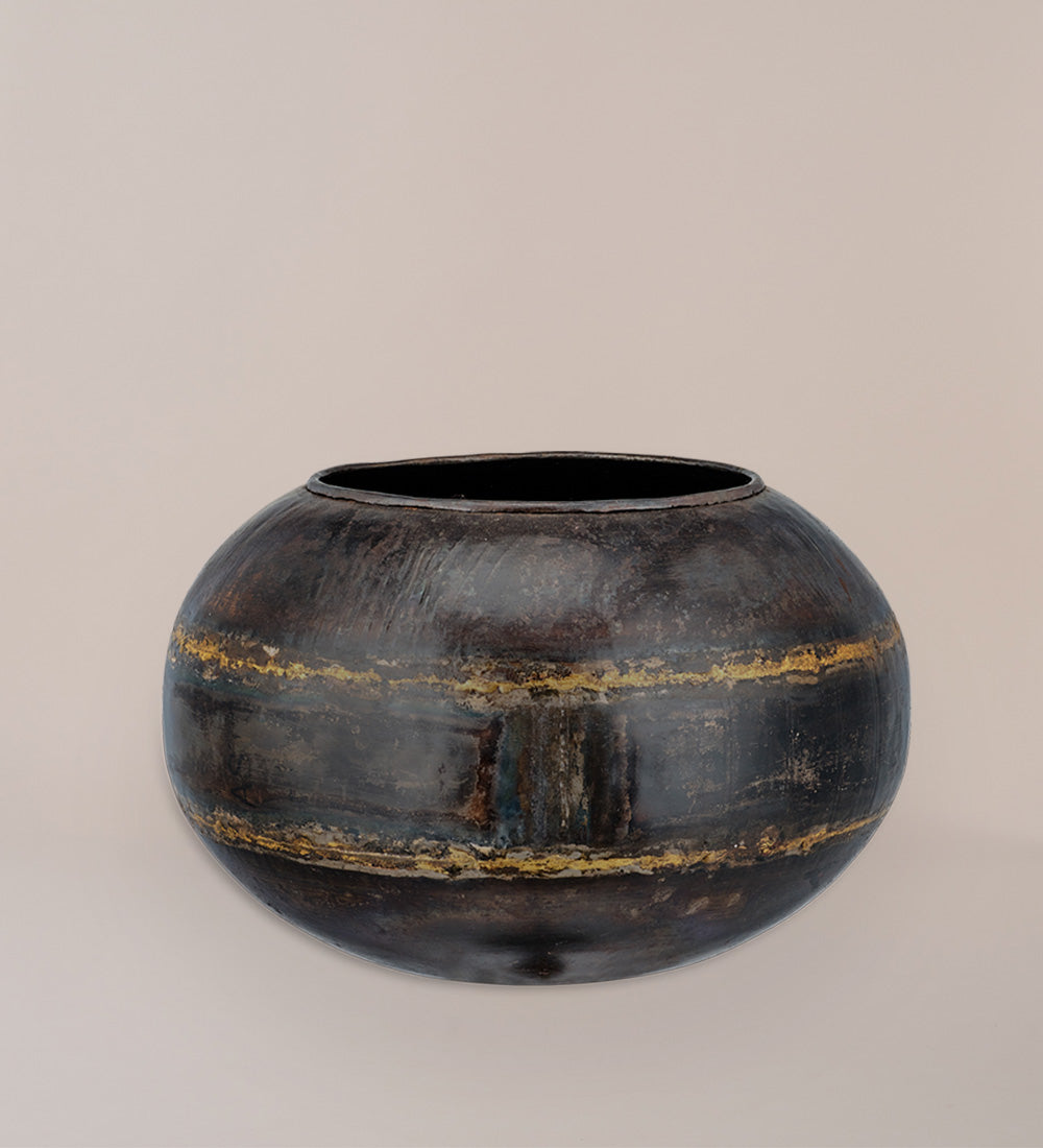 Nkuku Iron Globe Planter 21cm