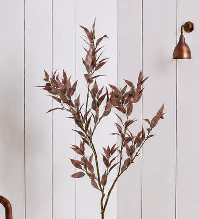 Artificial Eucalyptus Tree Burgundy