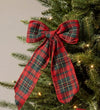 Tartan Fabric Bow Set