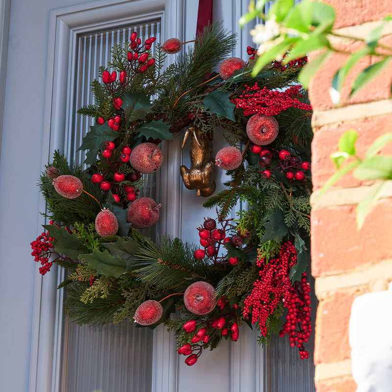 A Very Berry Christmas Artificial Wreath