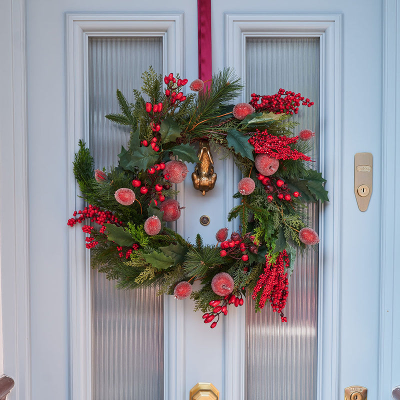 A Very Berry Christmas Artificial Wreath