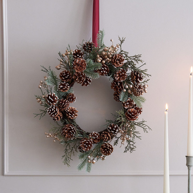 A Very Scandi Christmas Artificial Wreath