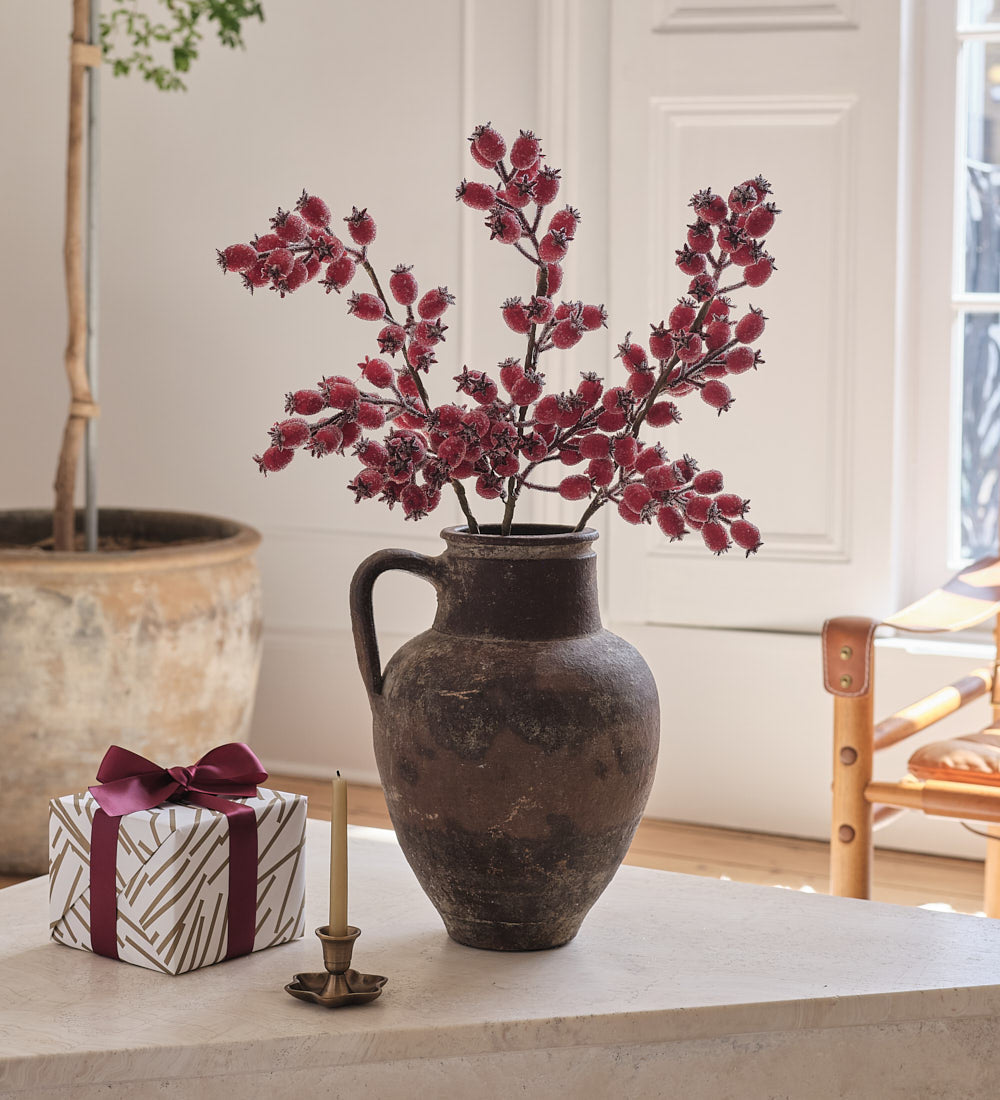 Artificial Rosehip Bunch