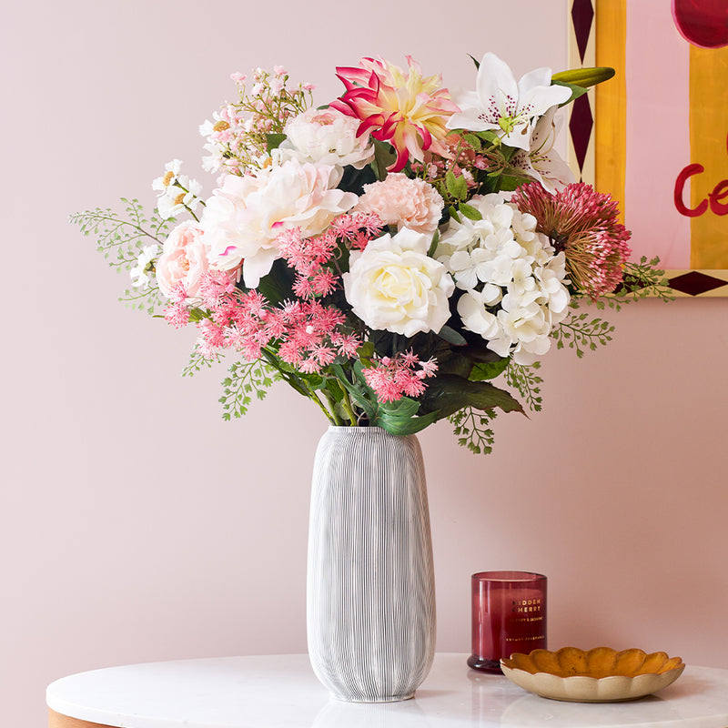 Artificial Summer Blush Bouquet