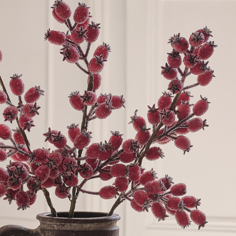 Artificial Rosehip Bunch