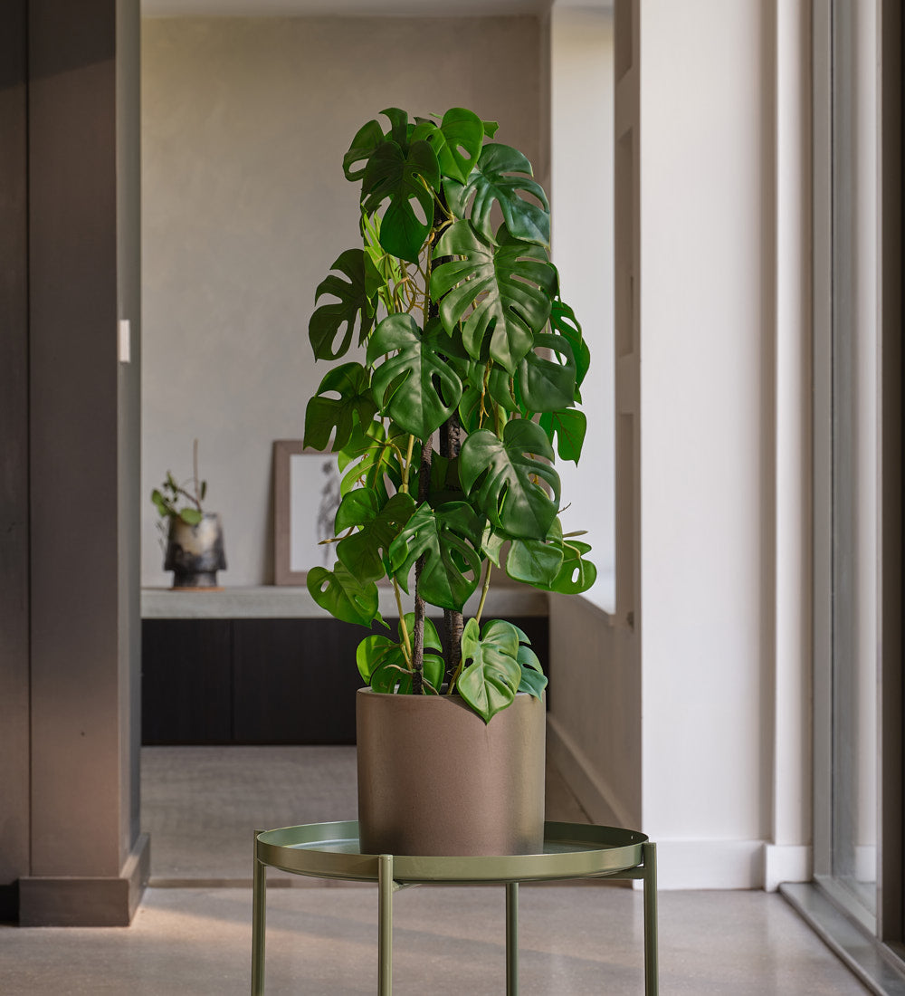 Artificial Monstera Triple Stem