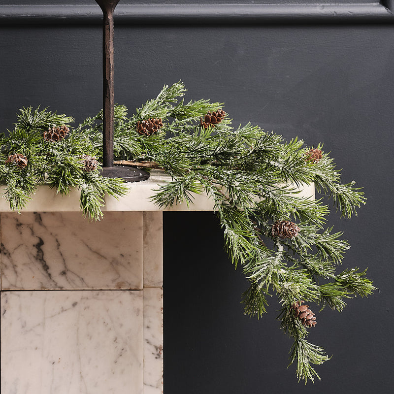 Artificial Fir Cone Garland