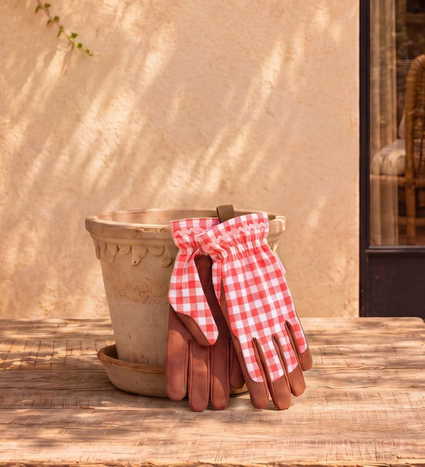 Red Gardening Gloves