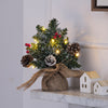 Pre-Lit Artificial 1ft Creston Tree