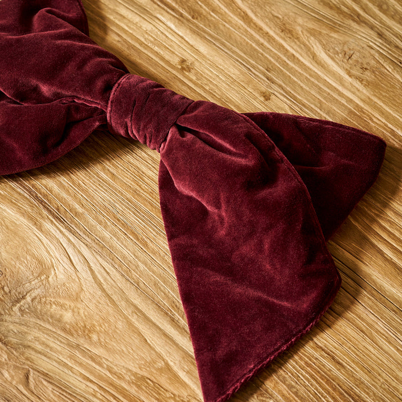 Burgundy Bow