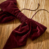 Burgundy Bow