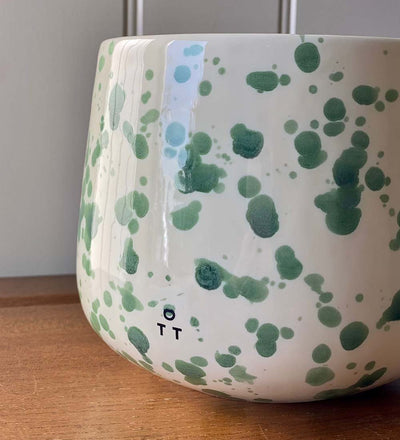 Splatter Pot x Hot Pottery Green