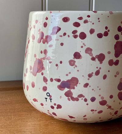 Splatter Pot x Hot Pottery Cranberry