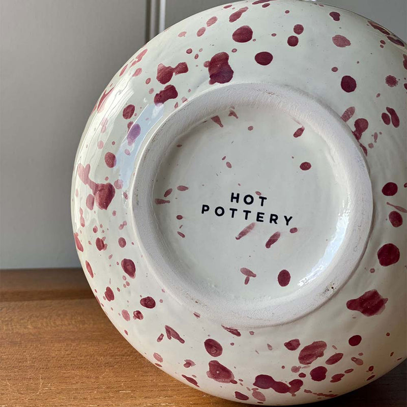 Splatter Pot x Hot Pottery Cranberry