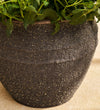 Brown Fibrestone Planter (21cm)