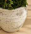 White Fibrestone Planter (21cm)