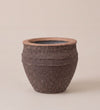 Brown Fibrestone Planter (21cm)