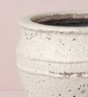 White Fibrestone Planter (21cm)