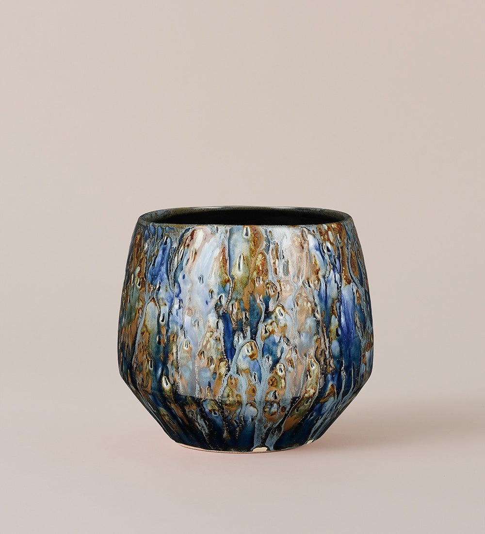 Blue Harris Pot 14cm