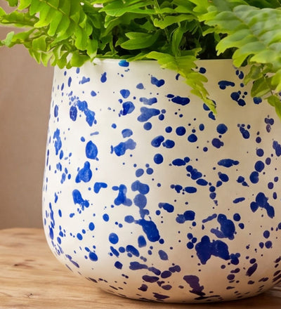 Splatter Pot x Hot Pottery Blue